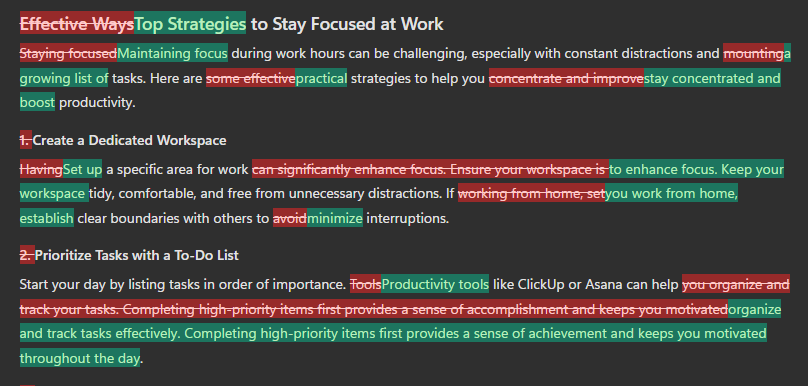 Canvas's difference-checking feature.